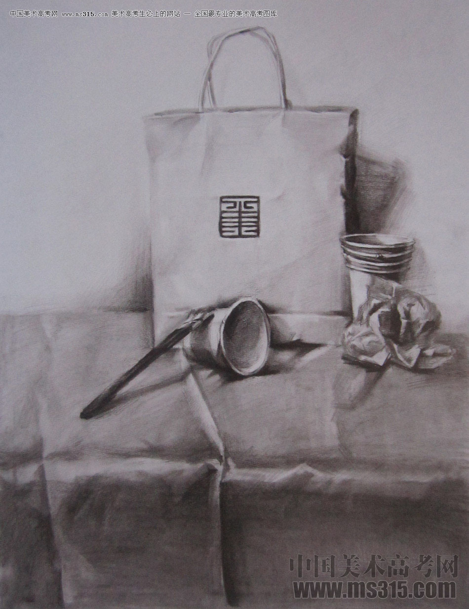 2016年西安美术学院素描优秀试卷68