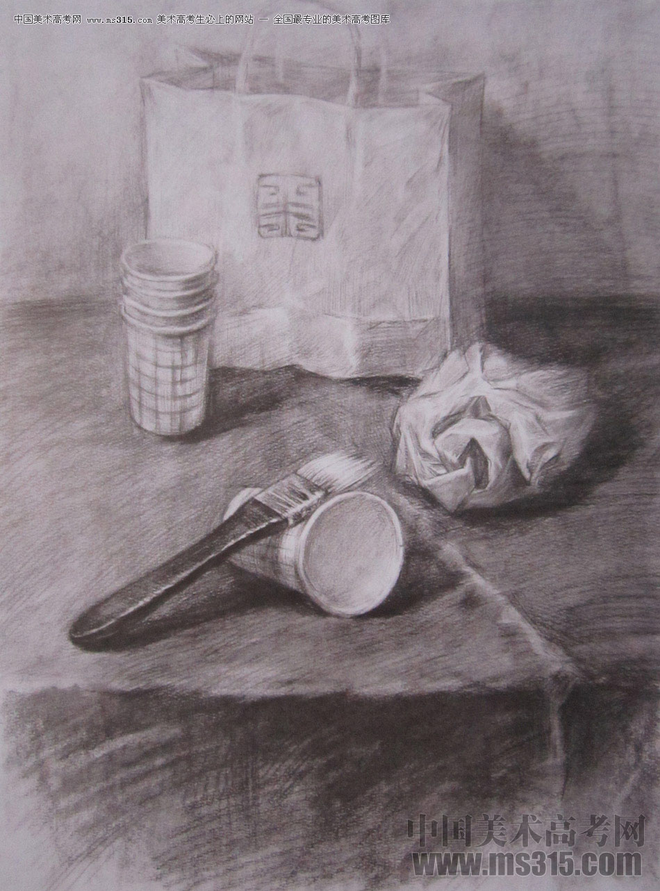 2016年西安美术学院素描优秀试卷70