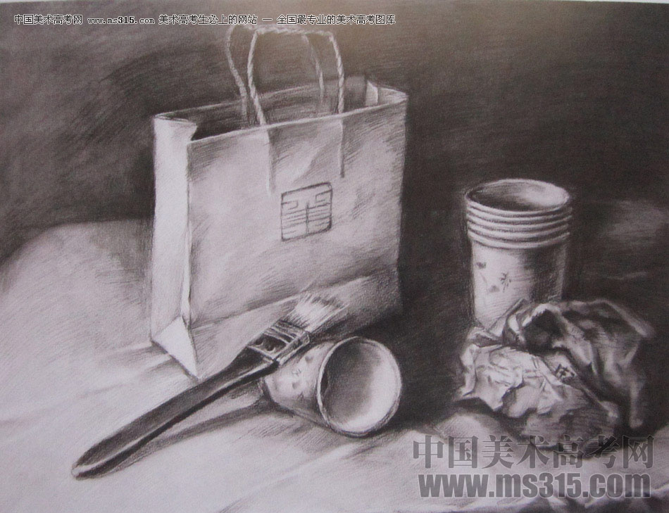 2016年西安美术学院素描优秀试卷74