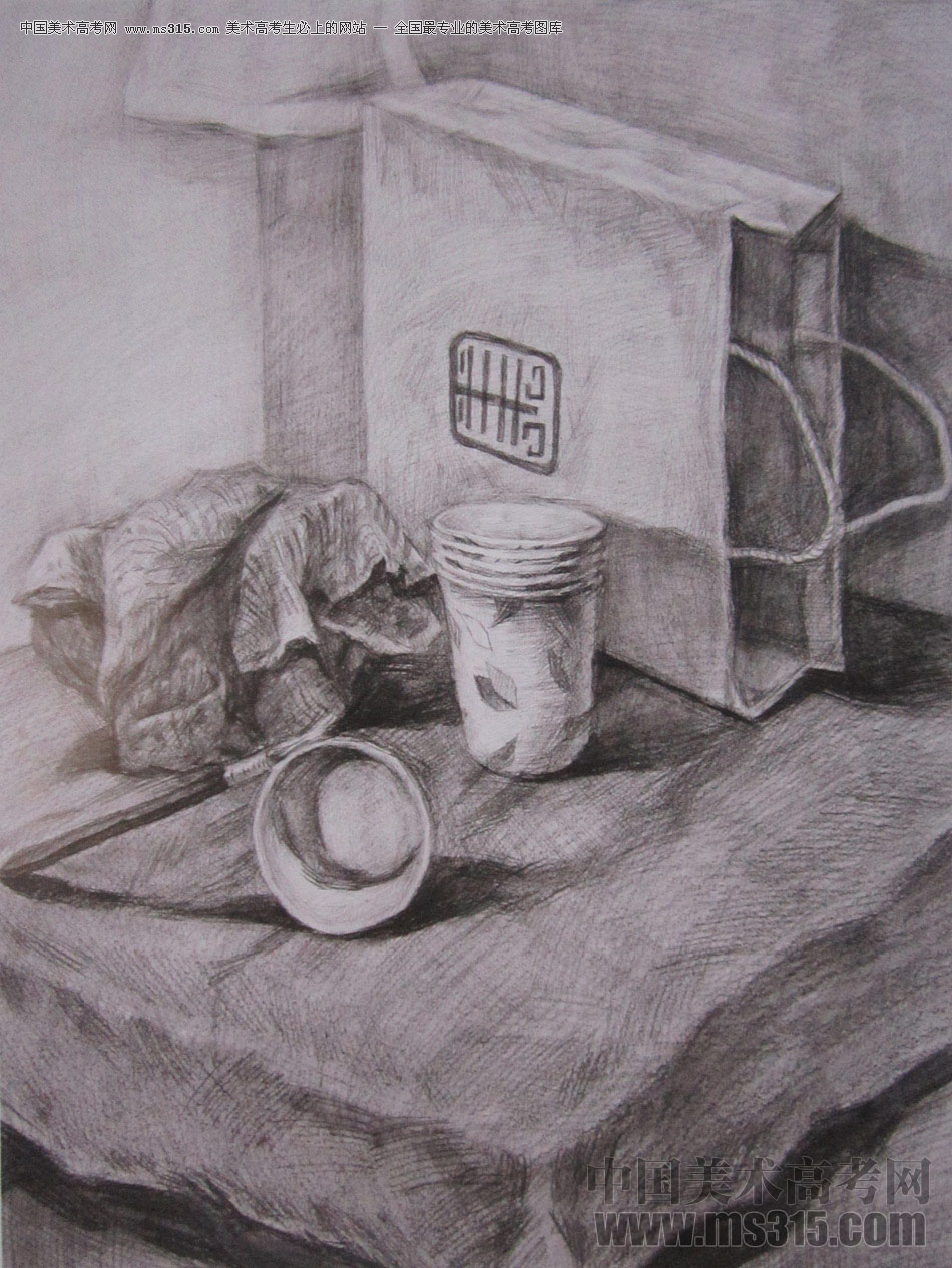2016年西安美术学院素描优秀试卷77