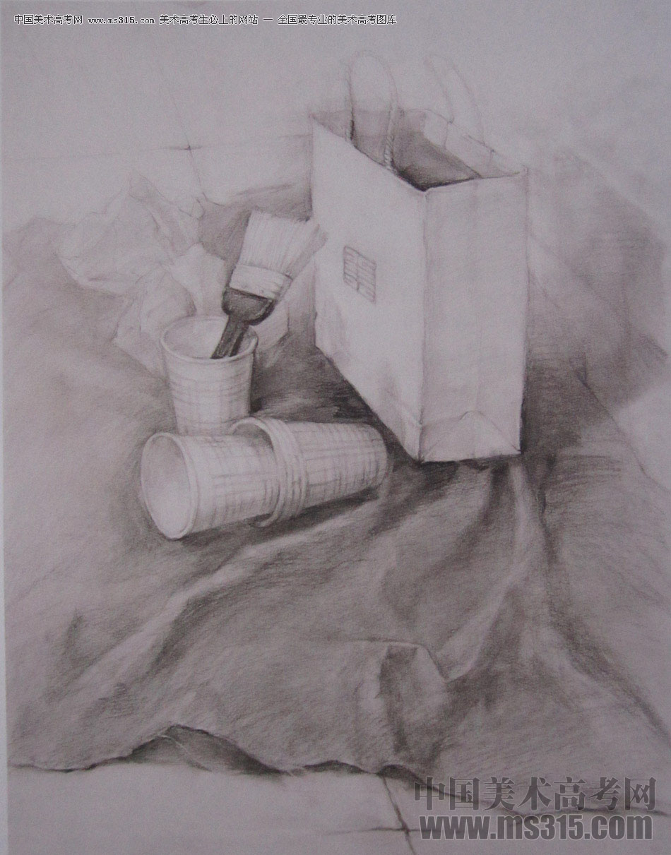 2016年西安美术学院素描优秀试卷79