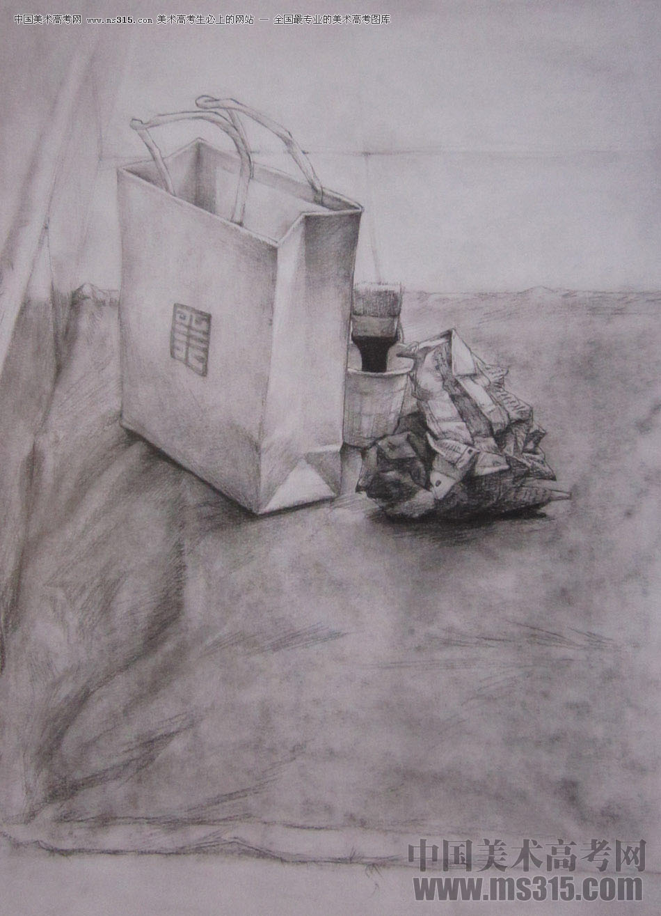 2016年西安美术学院素描优秀试卷86