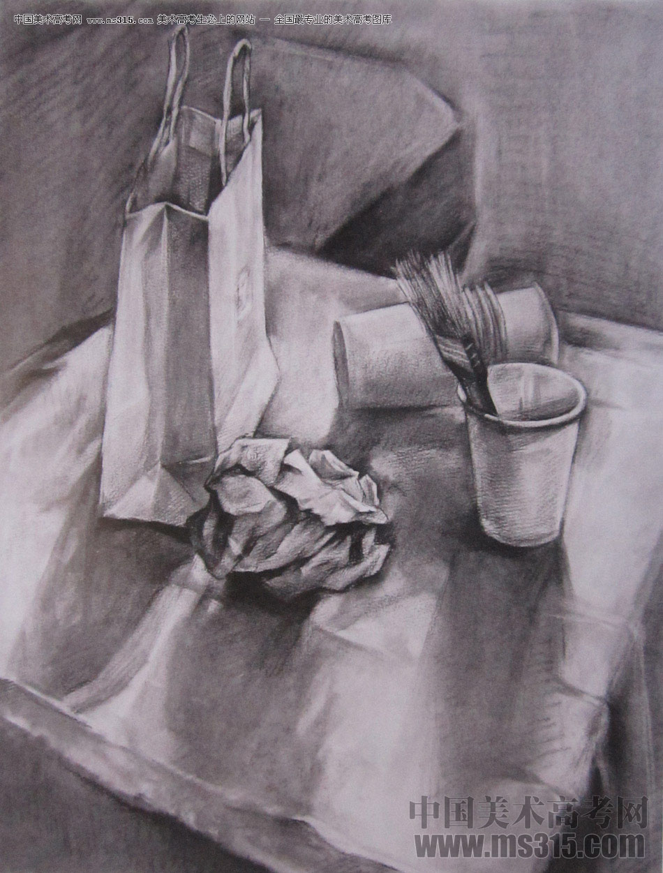 2016年西安美术学院素描优秀试卷94