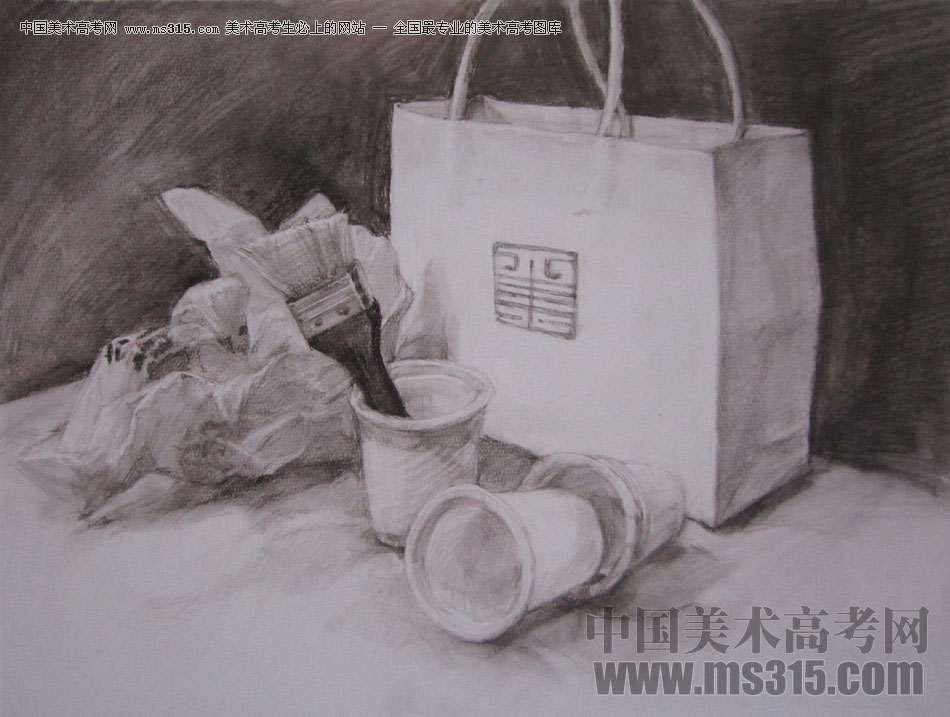 2016年西安美术学院素描优秀试卷39
