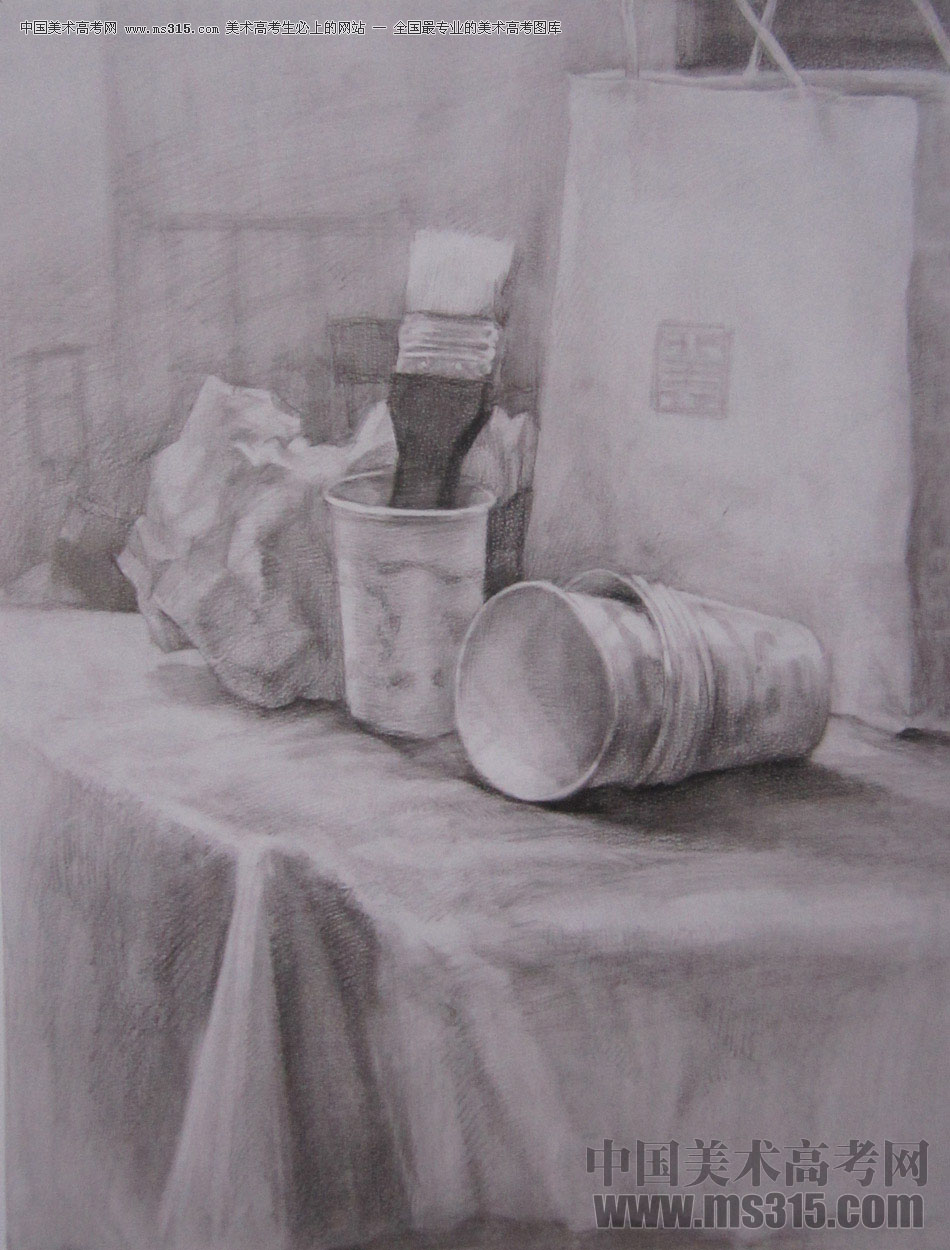 2016年西安美术学院素描优秀试卷98
