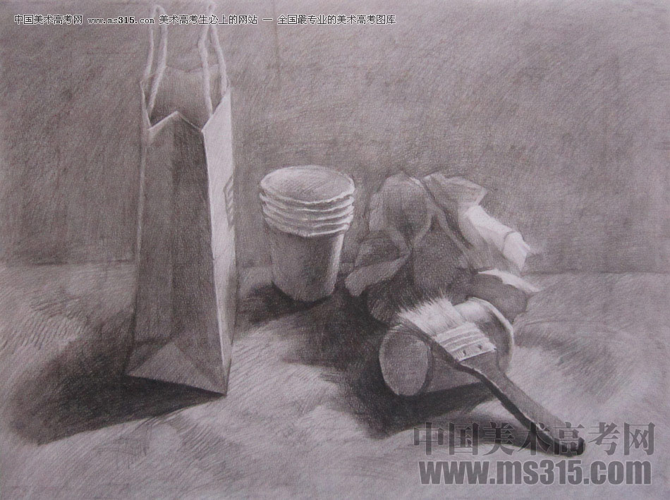 2016年西安美术学院素描优秀试卷40
