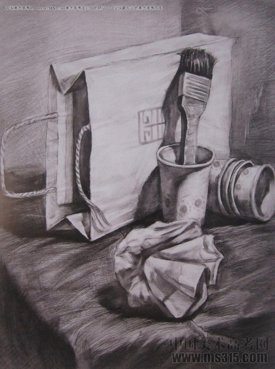 2016年西安美术学院素描优秀试卷42