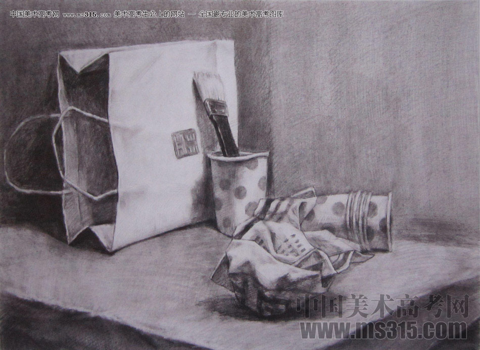 2016年西安美术学院素描优秀试卷47