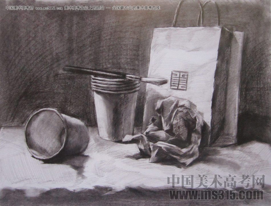 2016年西安美术学院素描优秀试卷45