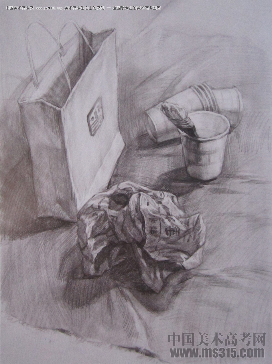 2016年西安美术学院素描优秀试卷57