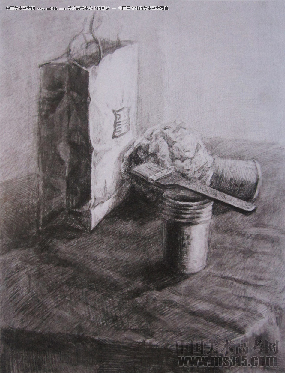 2016年西安美术学院素描优秀试卷59