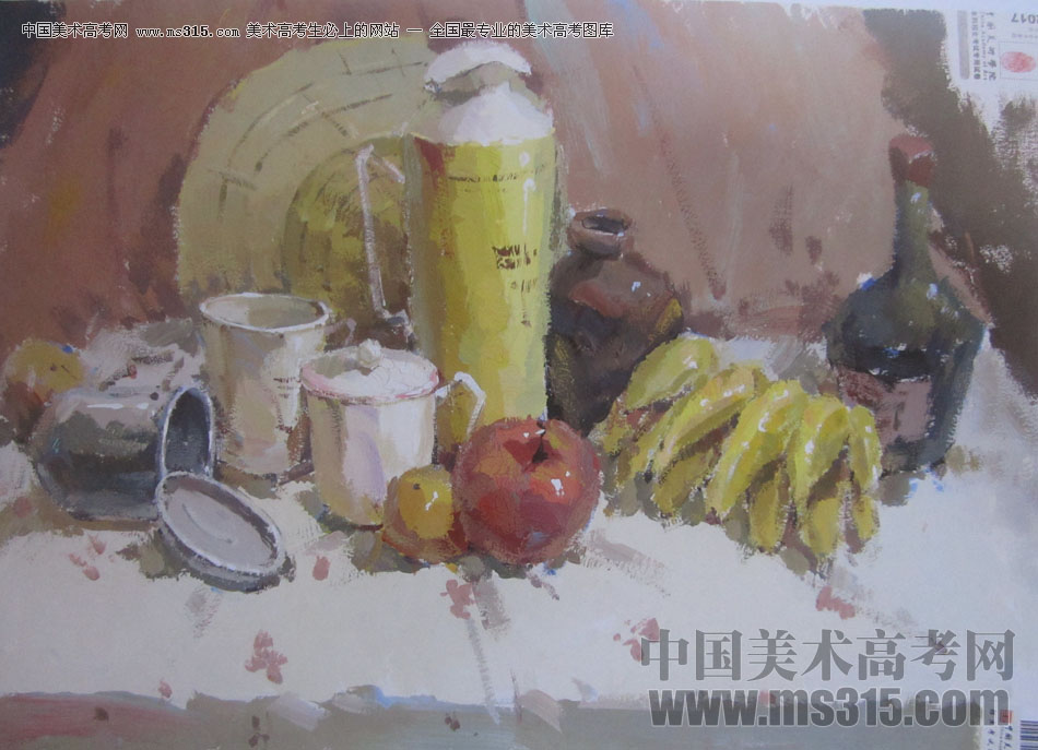 2017年中国美术学院色彩优秀试卷83