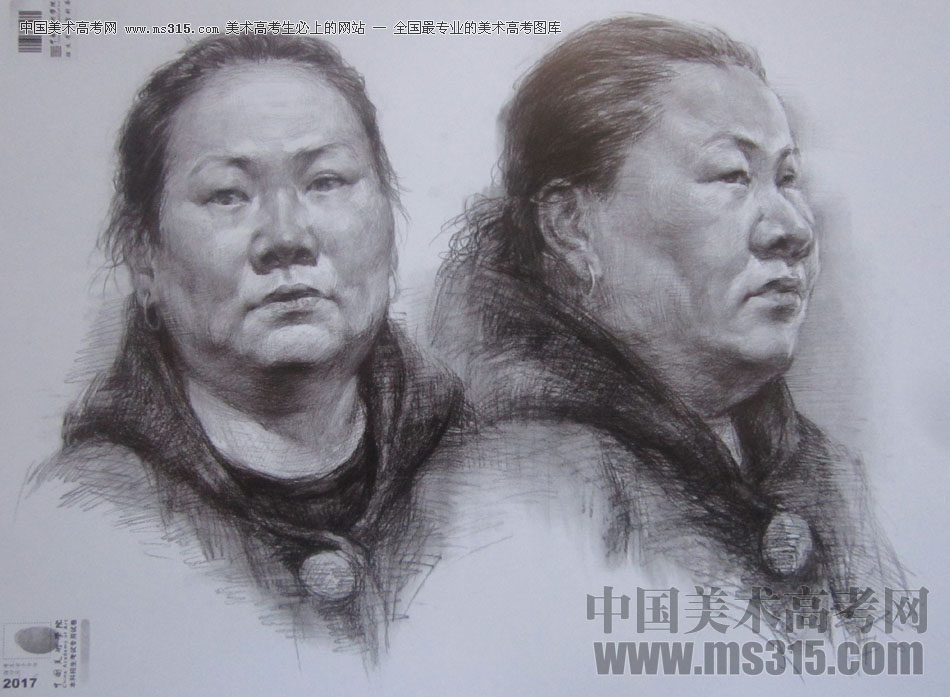 2017年中国美术学院素描优秀试卷5