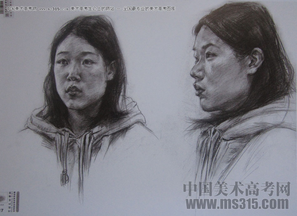 2017年中国美术学院素描优秀试卷47