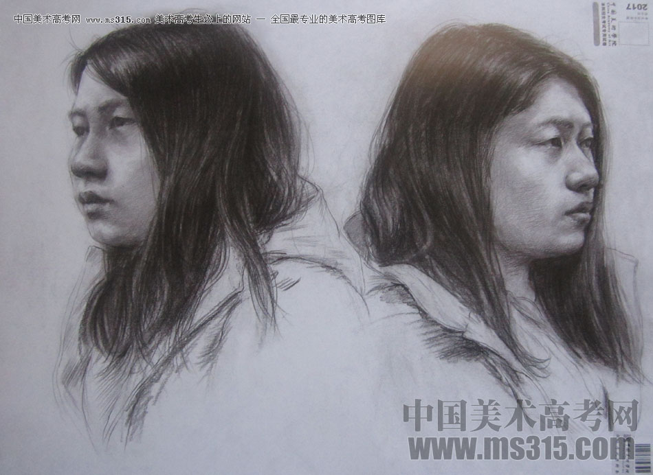 2017年中国美术学院素描优秀试卷48