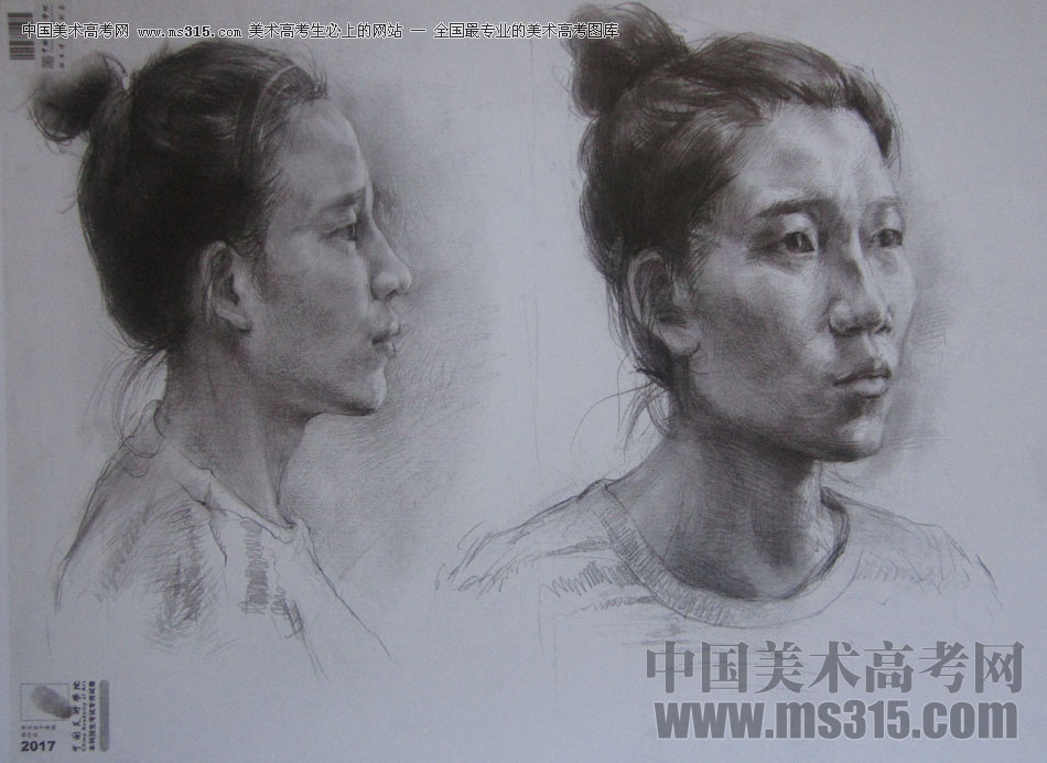 2017年中国美术学院素描优秀试卷49