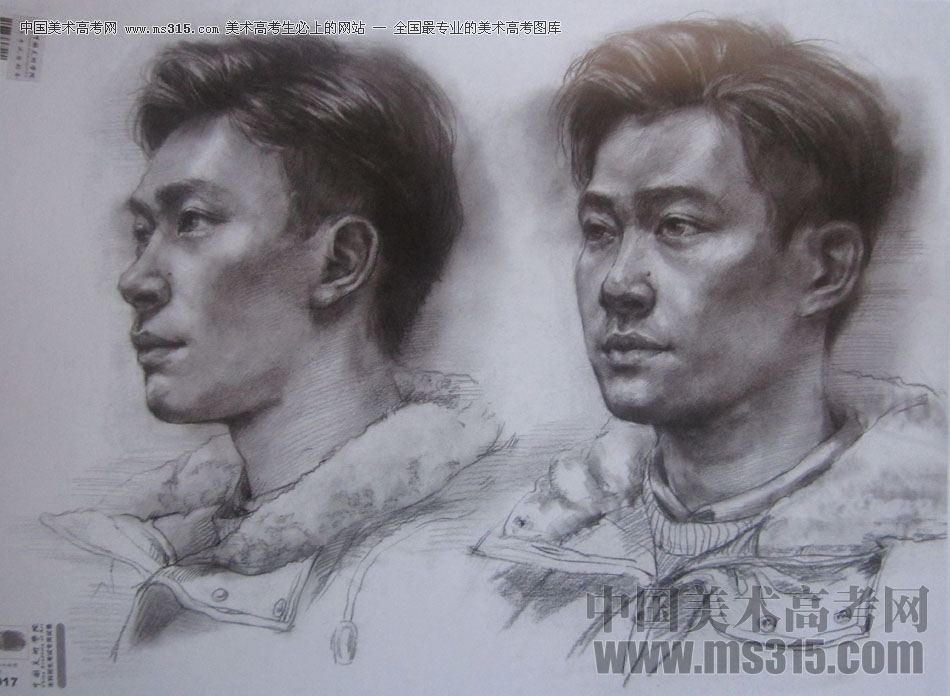 2017年中国美术学院素描优秀试卷52
