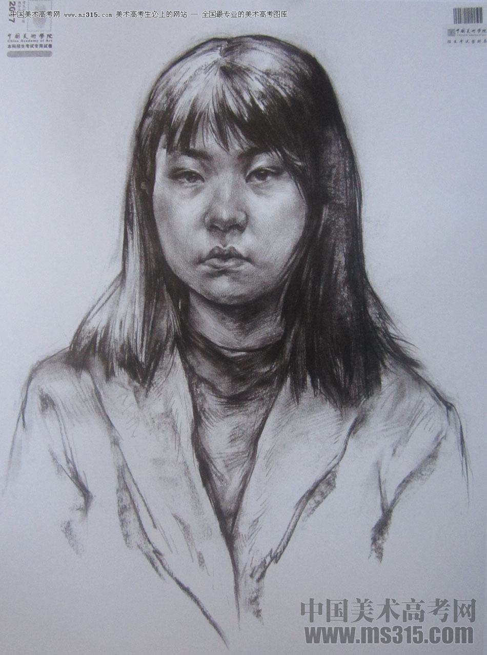 2017年中国美术学院素描优秀试卷54