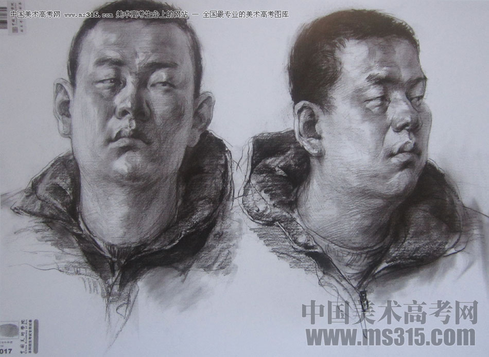 2017年中国美术学院素描优秀试卷57