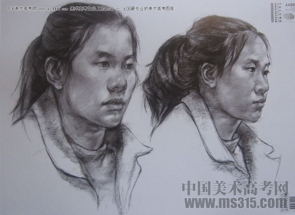 2017年中国美术学院素描优秀试卷80