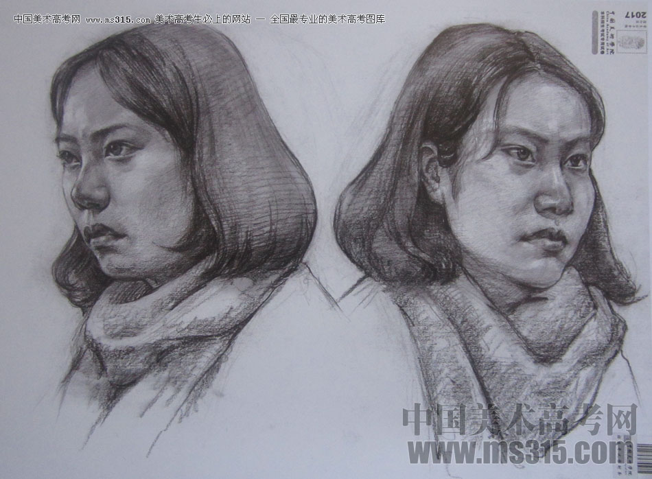 2017年中国美术学院素描优秀试卷81