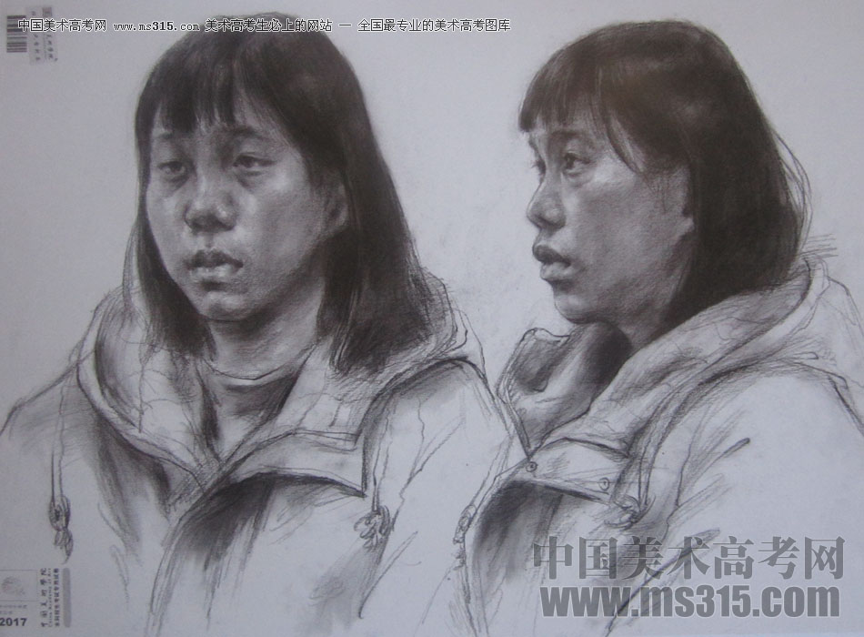 2017年中国美术学院素描优秀试卷82