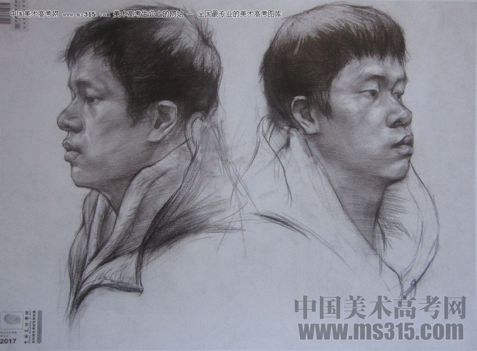 2017年中国美术学院素描优秀试卷83