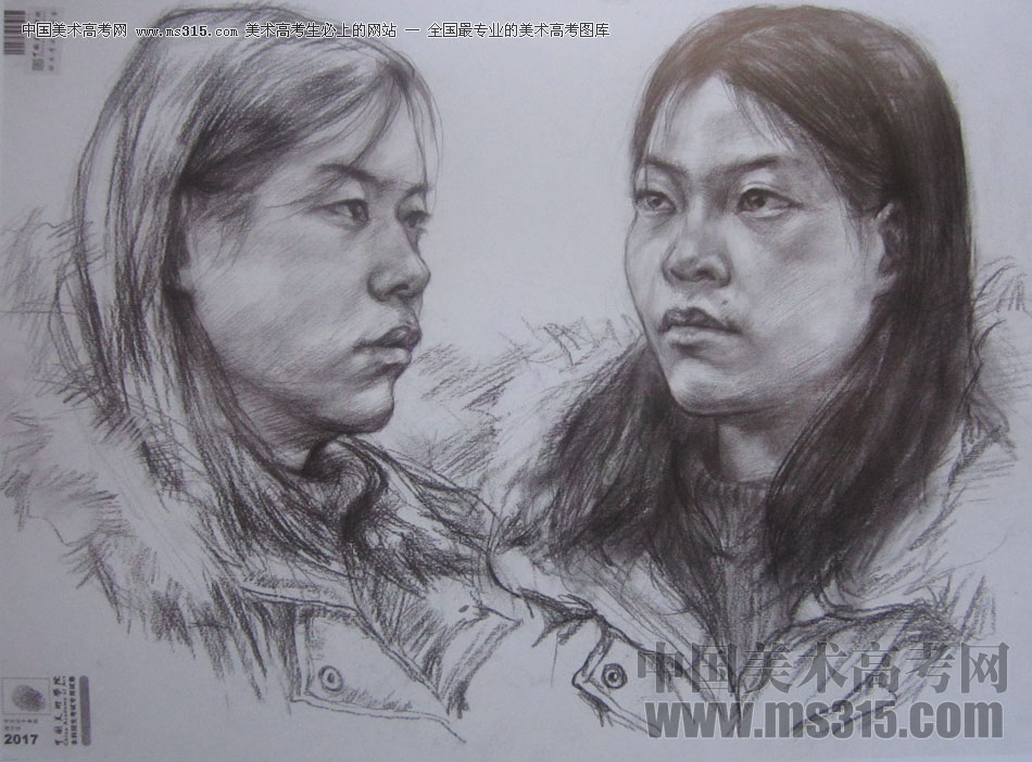2017年中国美术学院素描优秀试卷84