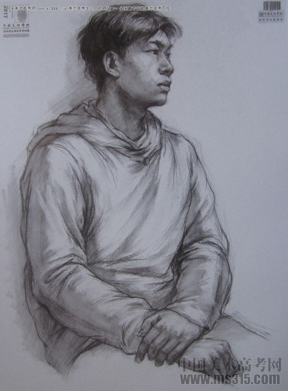2017年中国美术学院素描优秀试卷24