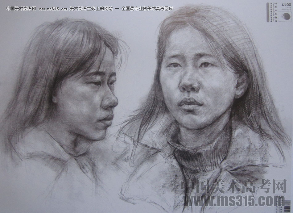2017年中国美术学院素描优秀试卷28