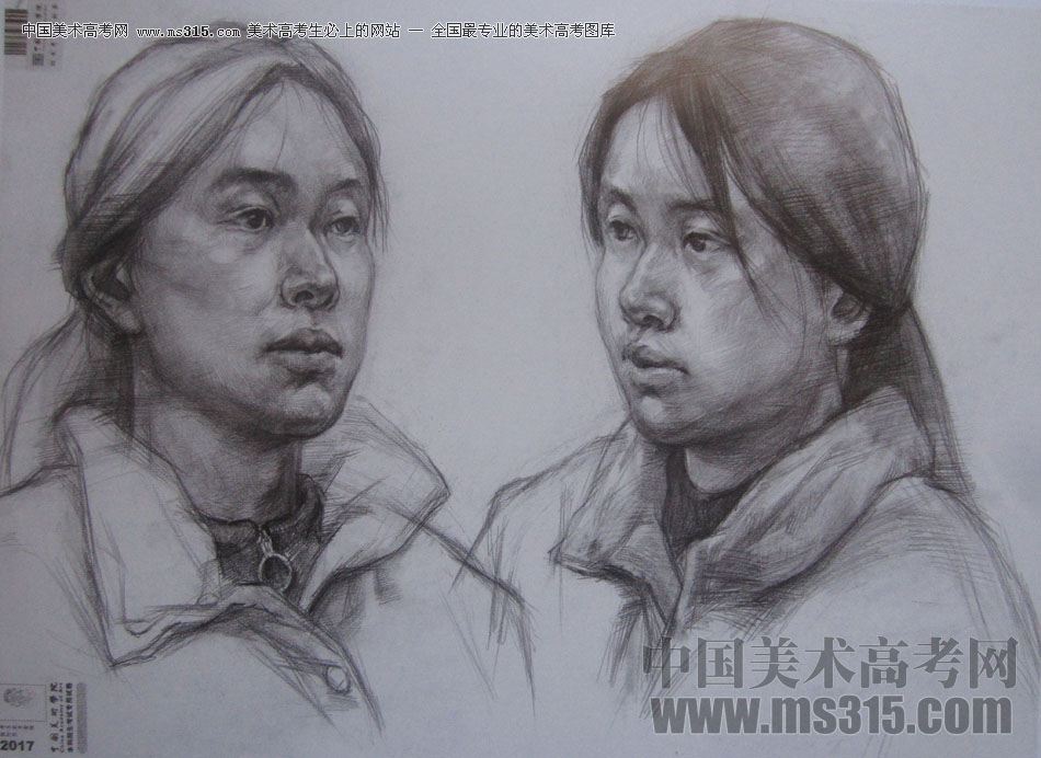 2017年中国美术学院素描优秀试卷30