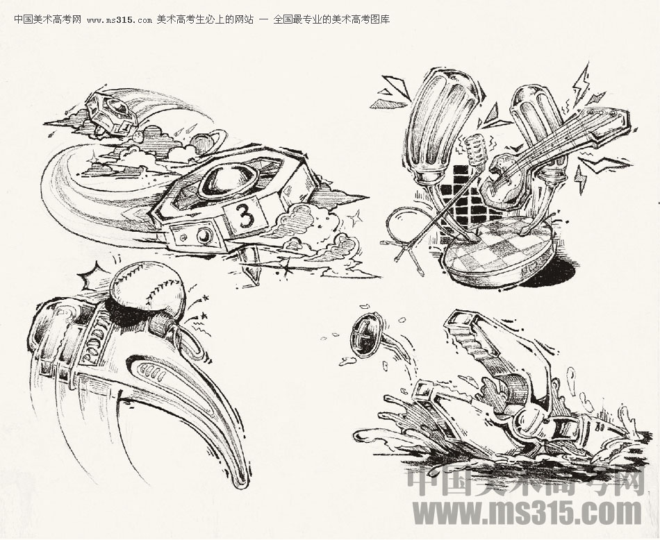 北京博艺画室其他院校设计作品展示1