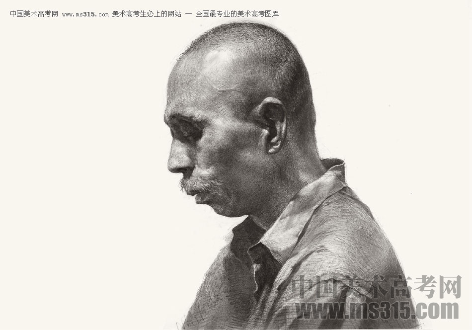 北京博艺画室素描人像2