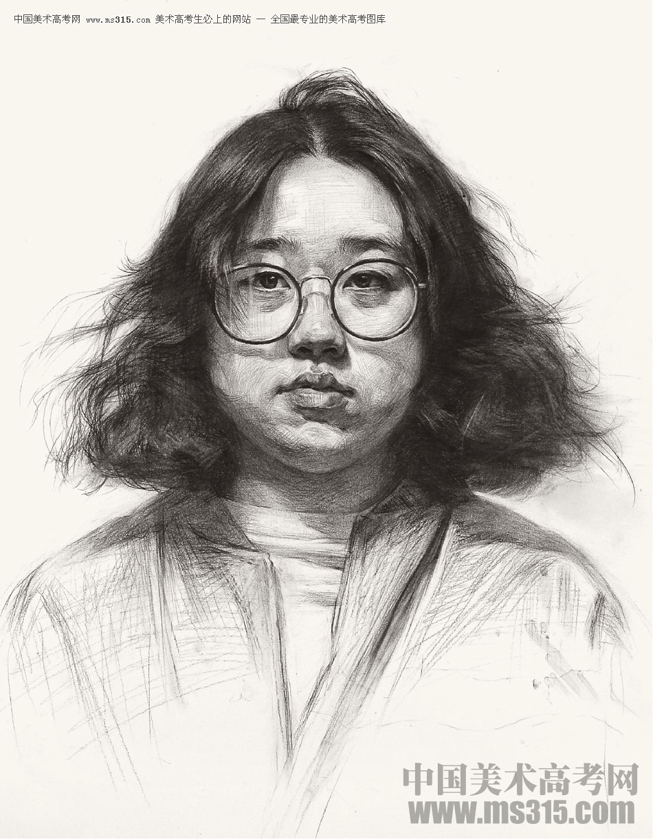 北京博艺画室素描人像7