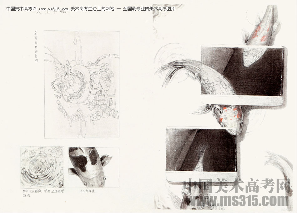 北京博艺画室央美造型基础作品展示5