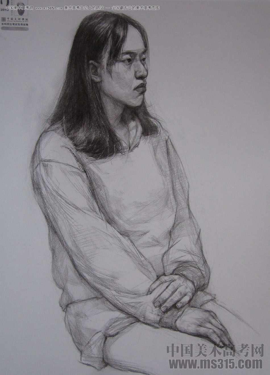 2018年中国美术学院素描优秀试卷15