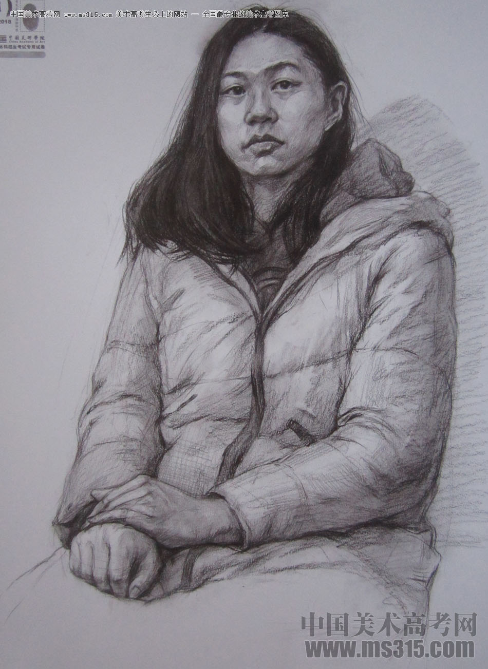 2018年中国美术学院素描优秀试卷46