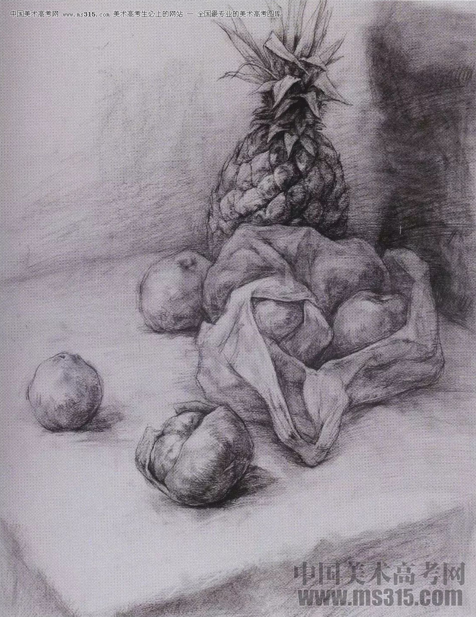 2017年西安美术学院素描高分试卷7