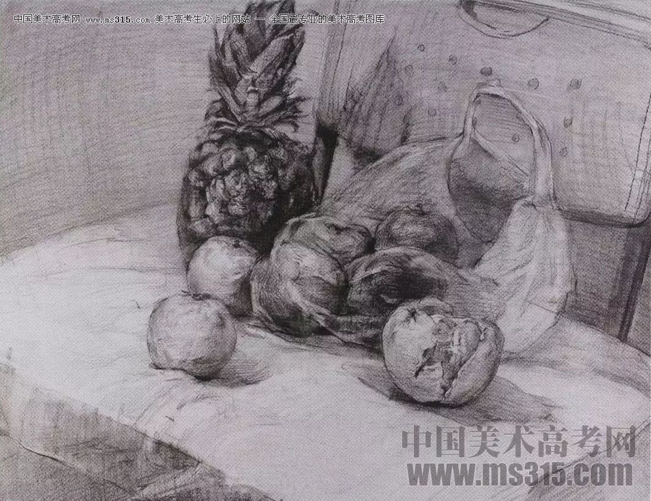 2017年西安美术学院素描高分试卷20