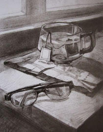 2009年清华大学美术学院素描高分试卷1（设计）
