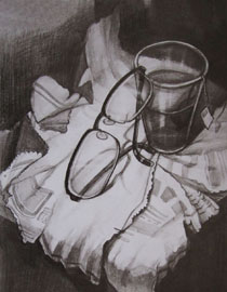 2009年清华大学美术学院素描高分试卷5（设计）