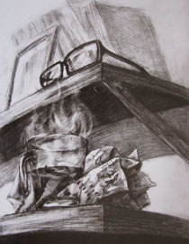 2009年清华大学美术学院素描高分试卷15（设计）