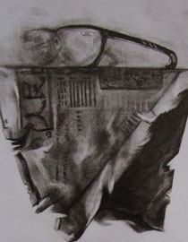 2009年清华大学美术学院素描高分试卷16（设计）