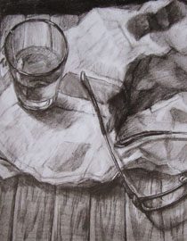 2009年清华大学美术学院素描高分试卷18（设计）