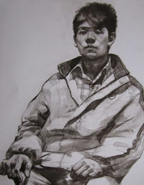 2009年清华大学美术学院素描高分试卷24（造型）