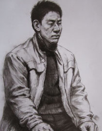 2009年清华大学美术学院素描高分试卷25（造型）