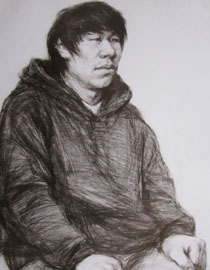 2009年清华大学美术学院素描高分试卷26（造型）