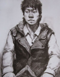 2009年清华大学美术学院素描高分试卷29（造型）