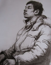 2009年清华大学美术学院素描高分试卷30（造型）