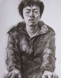 2009年清华大学美术学院素描高分试卷32（造型）